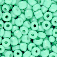 Seed beads 6/0 (4mm) Mint turquoise